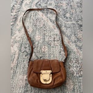Michael kors Brown Leather Crossbody Bag